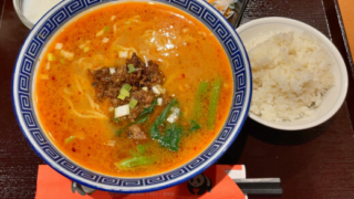 天富園　担々麺ランチ